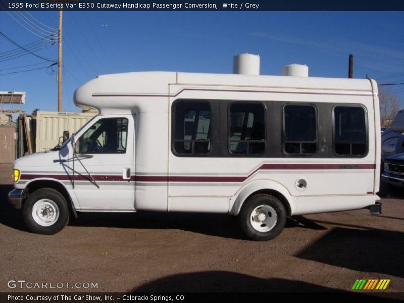  1995 E Series Van E350 Cutaway Handicap Passenger Conversion White