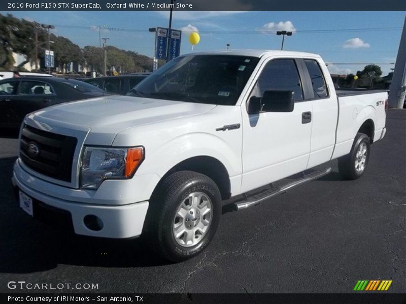 Oxford White / Medium Stone 2010 Ford F150 STX SuperCab