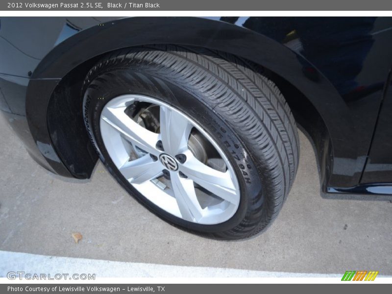 Black / Titan Black 2012 Volkswagen Passat 2.5L SE