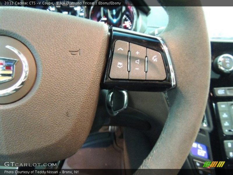 Black Diamond Tricoat / Ebony/Ebony 2012 Cadillac CTS -V Coupe