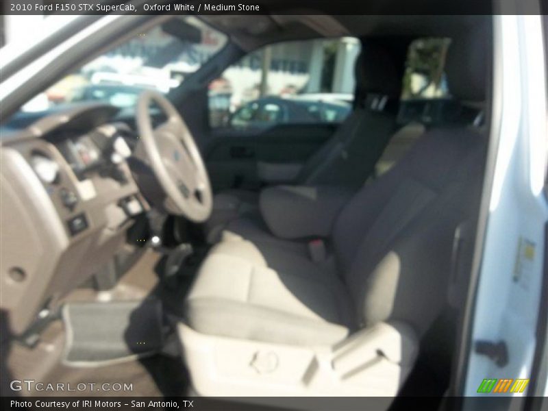 Oxford White / Medium Stone 2010 Ford F150 STX SuperCab