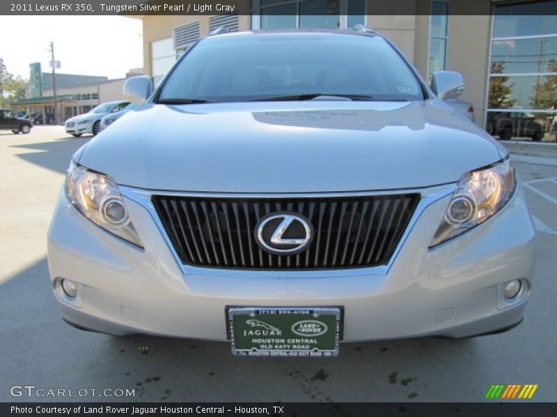 Tungsten Silver Pearl / Light Gray 2011 Lexus RX 350