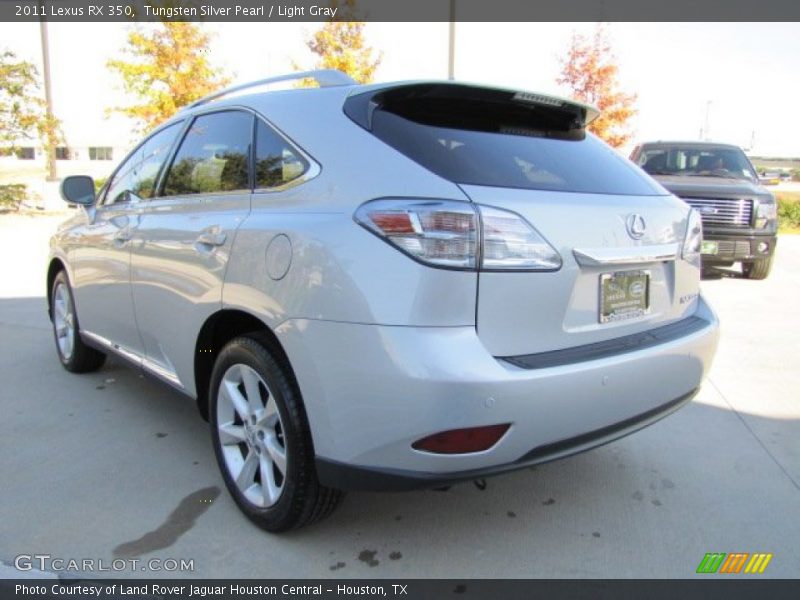 Tungsten Silver Pearl / Light Gray 2011 Lexus RX 350