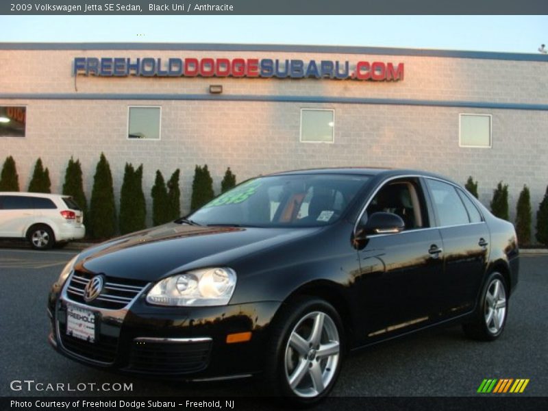 Black Uni / Anthracite 2009 Volkswagen Jetta SE Sedan