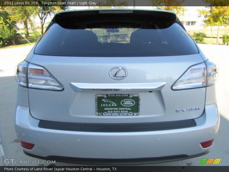 Tungsten Silver Pearl / Light Gray 2011 Lexus RX 350