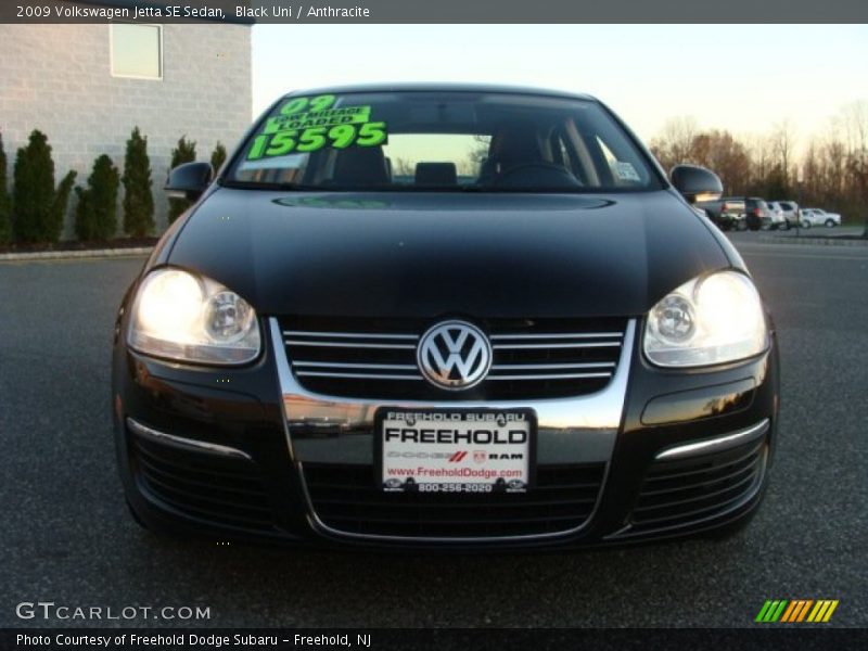 Black Uni / Anthracite 2009 Volkswagen Jetta SE Sedan