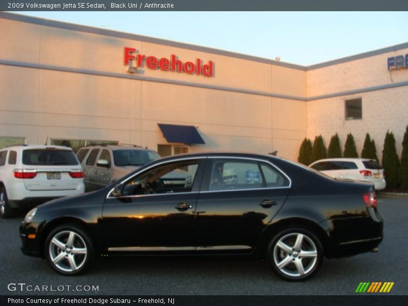 Black Uni / Anthracite 2009 Volkswagen Jetta SE Sedan