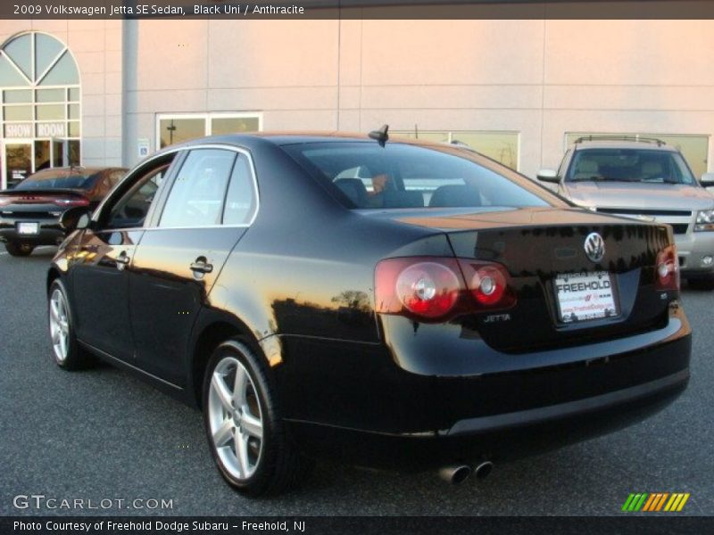 Black Uni / Anthracite 2009 Volkswagen Jetta SE Sedan