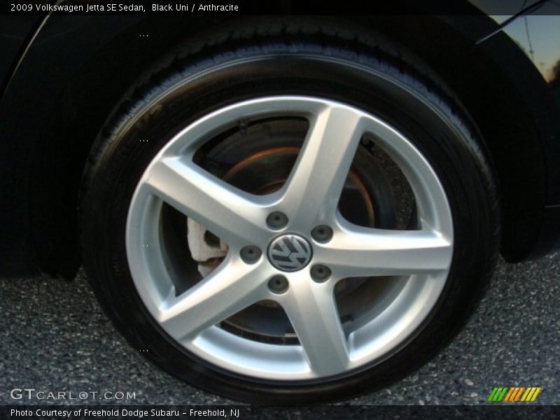 Black Uni / Anthracite 2009 Volkswagen Jetta SE Sedan