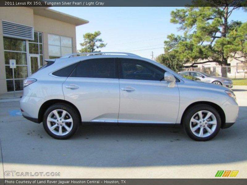 Tungsten Silver Pearl / Light Gray 2011 Lexus RX 350