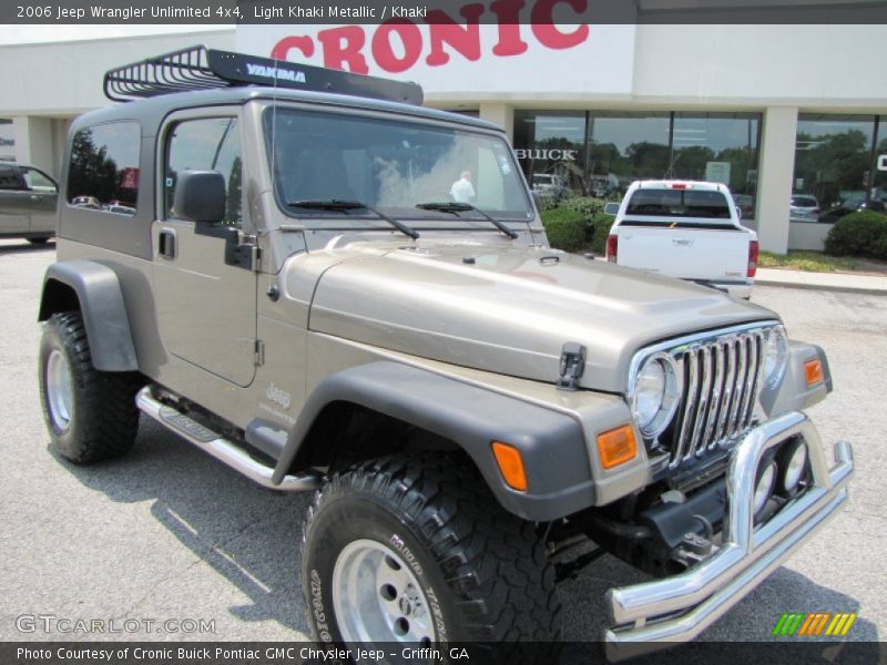 Light Khaki Metallic / Khaki 2006 Jeep Wrangler Unlimited 4x4