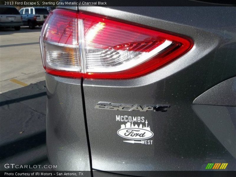 Sterling Gray Metallic / Charcoal Black 2013 Ford Escape S