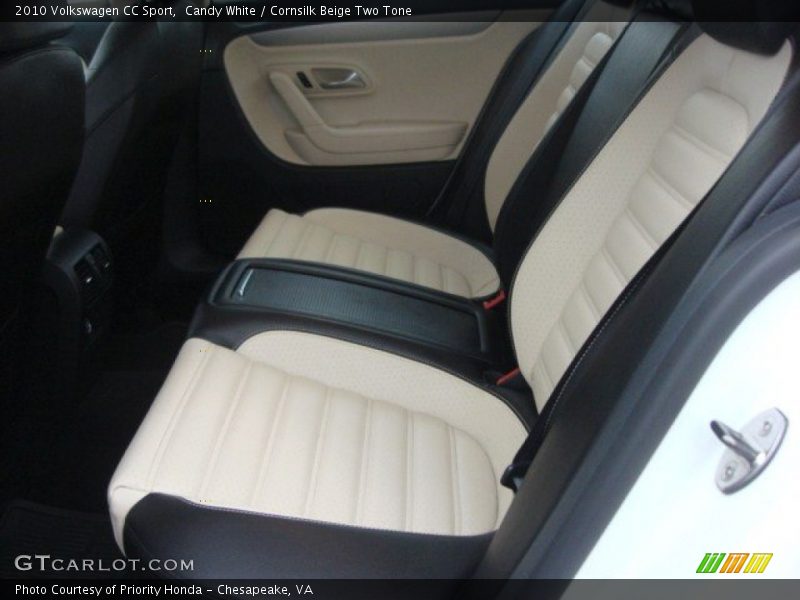 Candy White / Cornsilk Beige Two Tone 2010 Volkswagen CC Sport