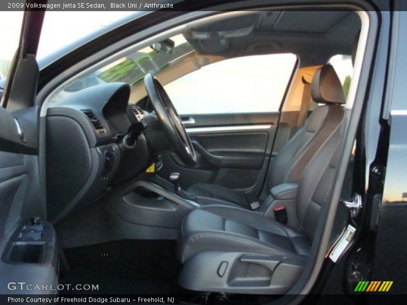 Black Uni / Anthracite 2009 Volkswagen Jetta SE Sedan
