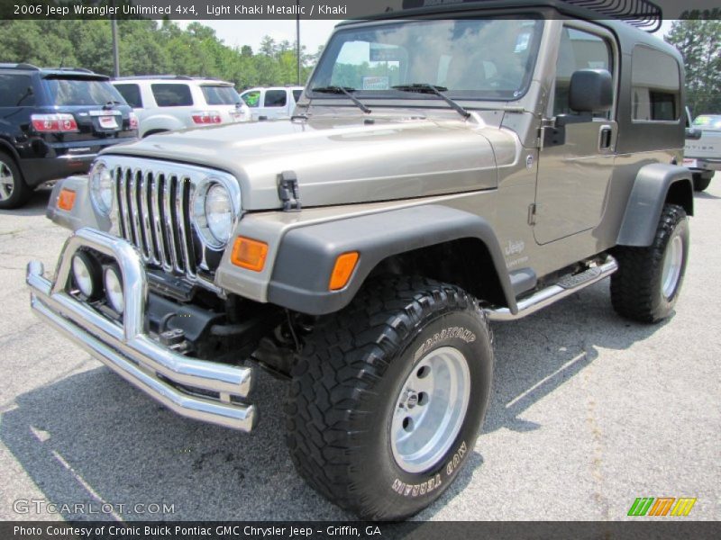 Light Khaki Metallic / Khaki 2006 Jeep Wrangler Unlimited 4x4