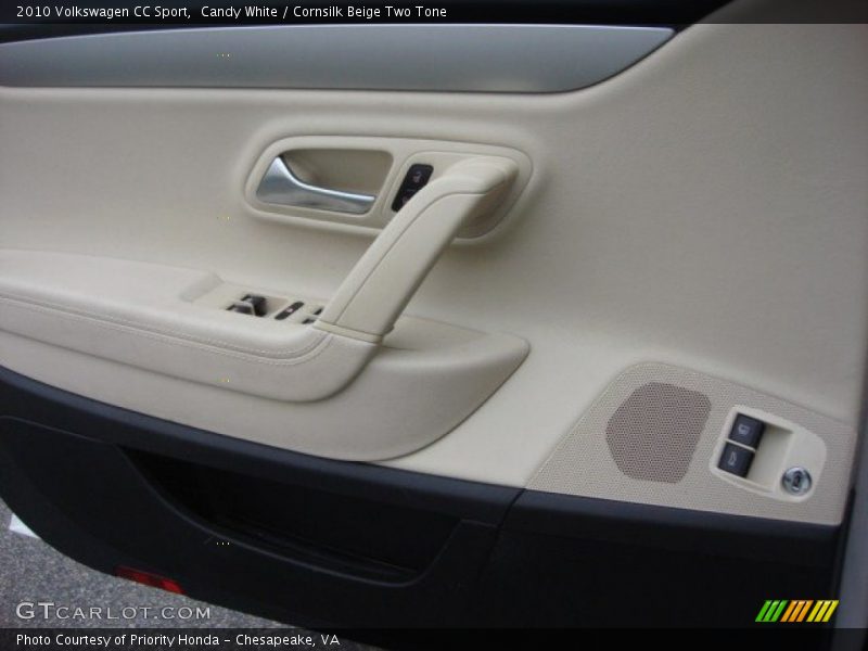 Candy White / Cornsilk Beige Two Tone 2010 Volkswagen CC Sport
