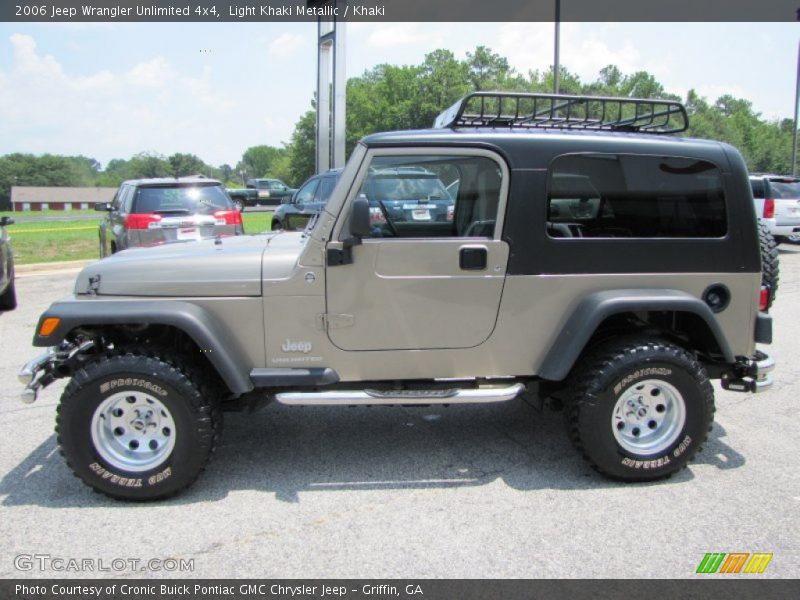 Light Khaki Metallic / Khaki 2006 Jeep Wrangler Unlimited 4x4