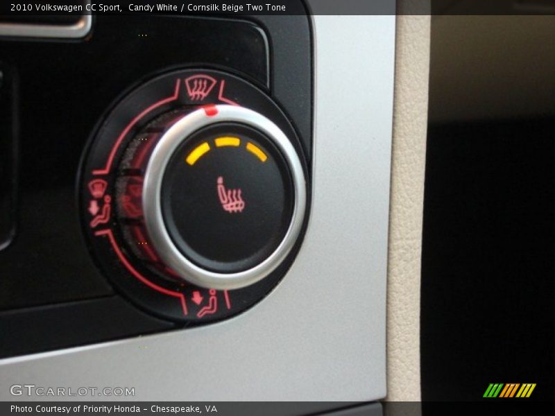 Candy White / Cornsilk Beige Two Tone 2010 Volkswagen CC Sport