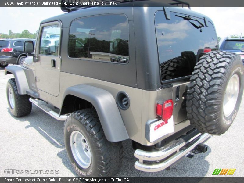 Light Khaki Metallic / Khaki 2006 Jeep Wrangler Unlimited 4x4