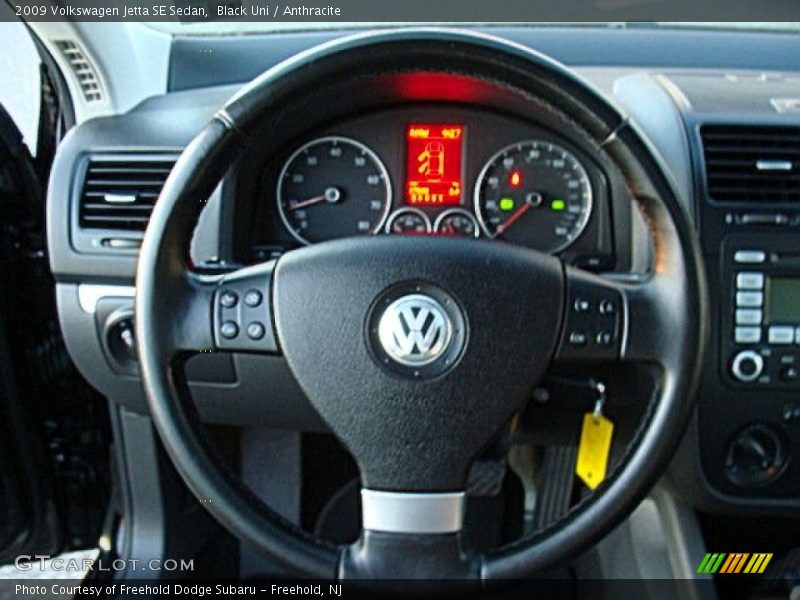 Black Uni / Anthracite 2009 Volkswagen Jetta SE Sedan
