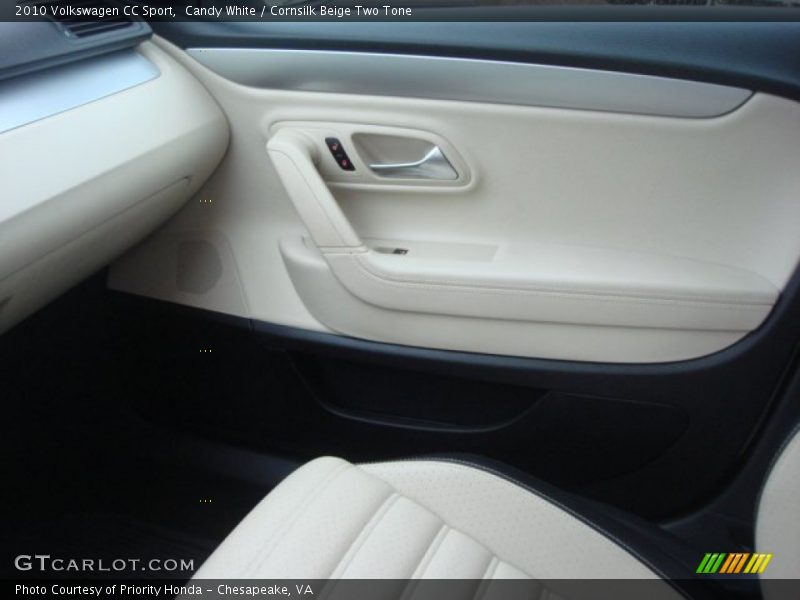 Candy White / Cornsilk Beige Two Tone 2010 Volkswagen CC Sport