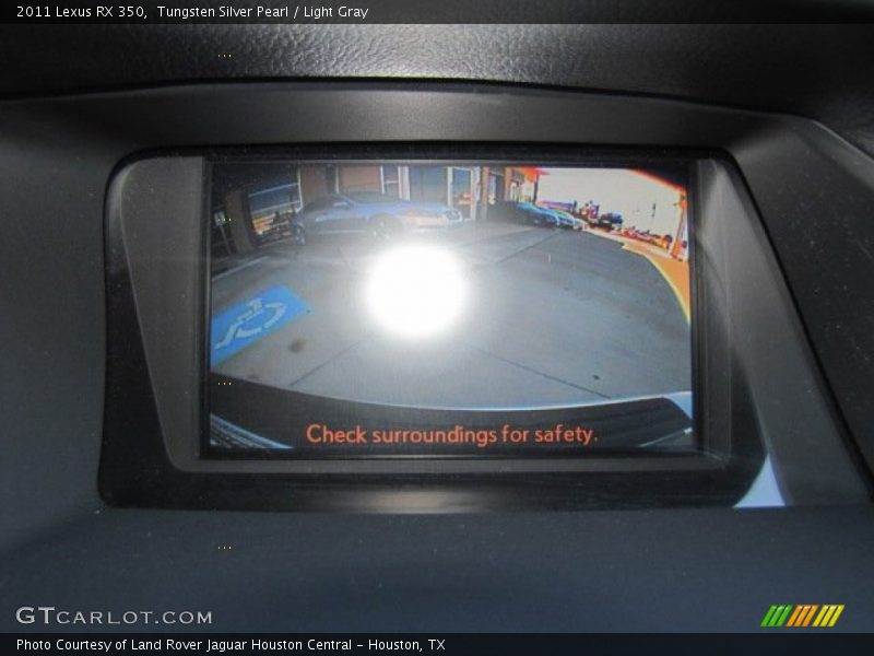Tungsten Silver Pearl / Light Gray 2011 Lexus RX 350
