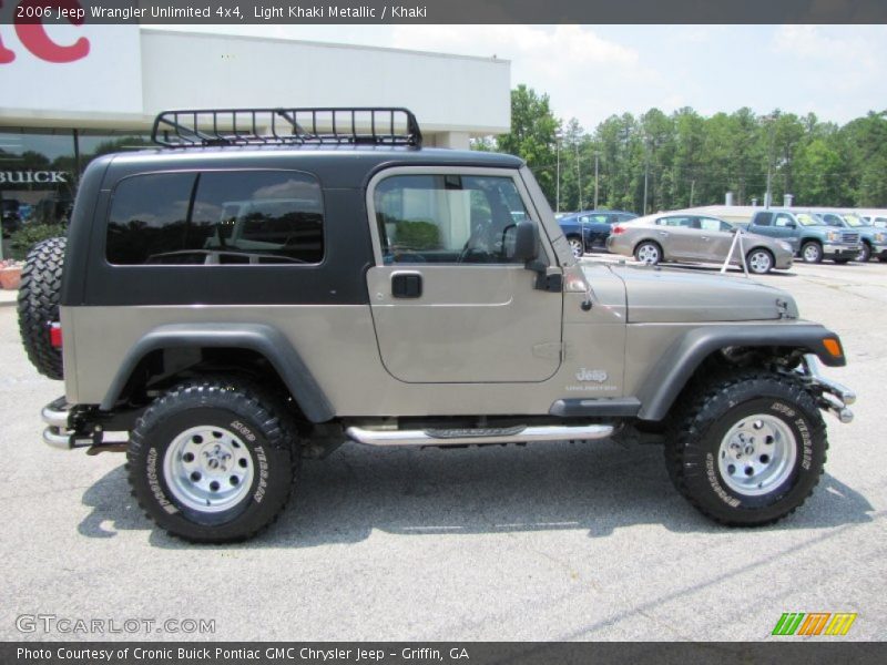 Light Khaki Metallic / Khaki 2006 Jeep Wrangler Unlimited 4x4
