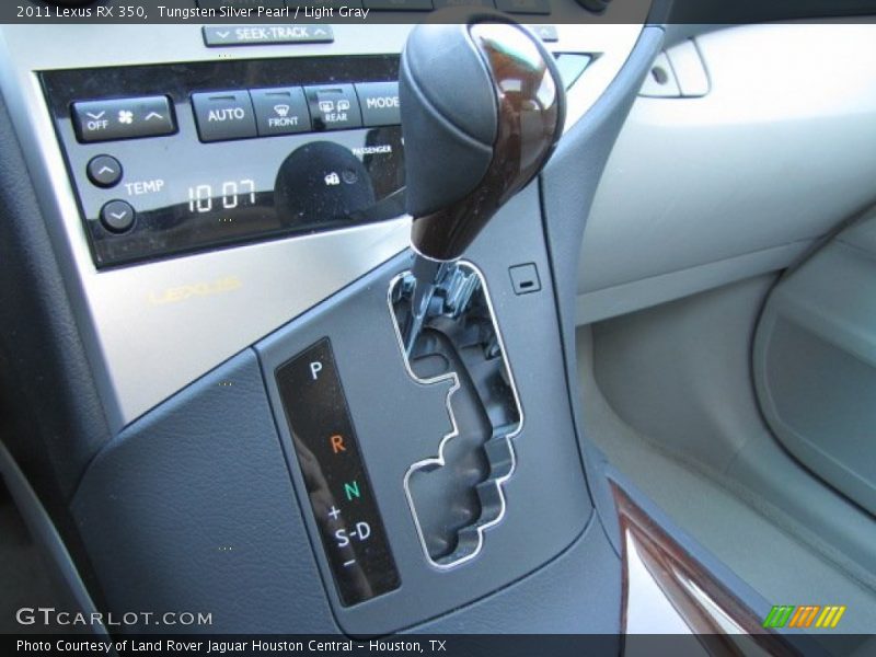 Tungsten Silver Pearl / Light Gray 2011 Lexus RX 350