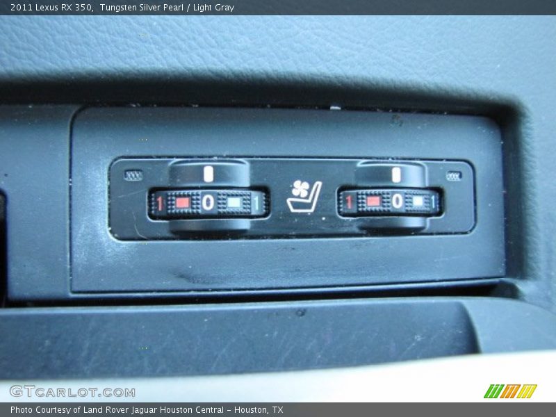 Tungsten Silver Pearl / Light Gray 2011 Lexus RX 350