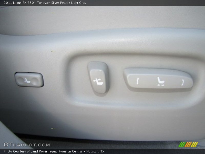 Tungsten Silver Pearl / Light Gray 2011 Lexus RX 350