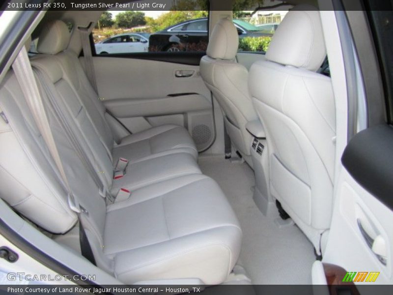 Tungsten Silver Pearl / Light Gray 2011 Lexus RX 350