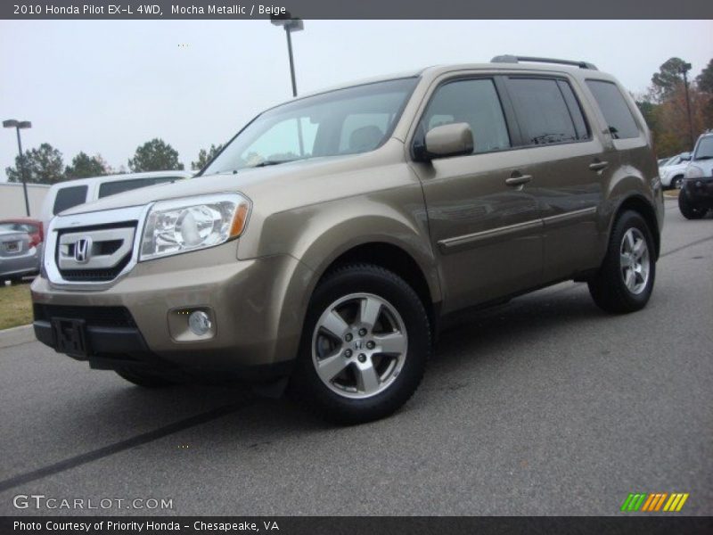Front 3/4 View of 2010 Pilot EX-L 4WD