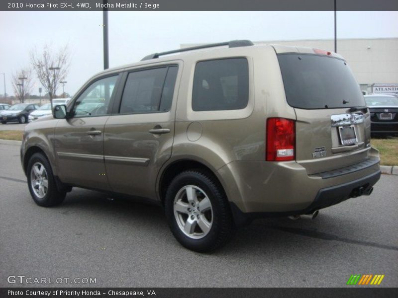 Mocha Metallic / Beige 2010 Honda Pilot EX-L 4WD
