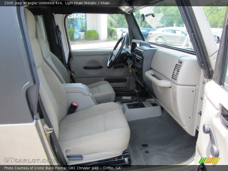 Light Khaki Metallic / Khaki 2006 Jeep Wrangler Unlimited 4x4