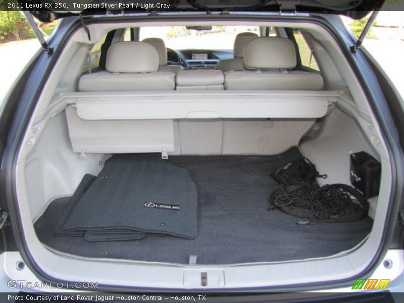 Tungsten Silver Pearl / Light Gray 2011 Lexus RX 350