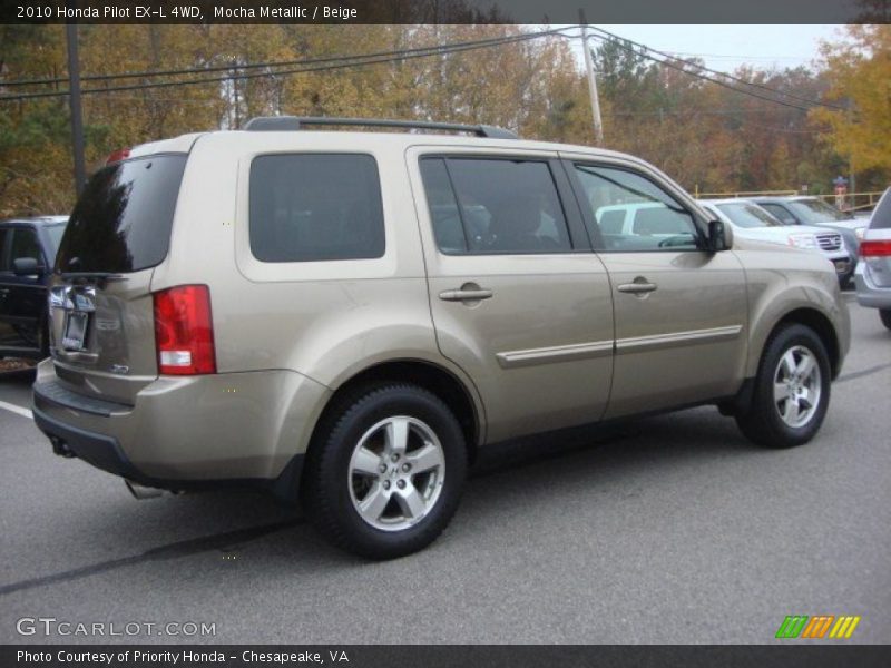 Mocha Metallic / Beige 2010 Honda Pilot EX-L 4WD