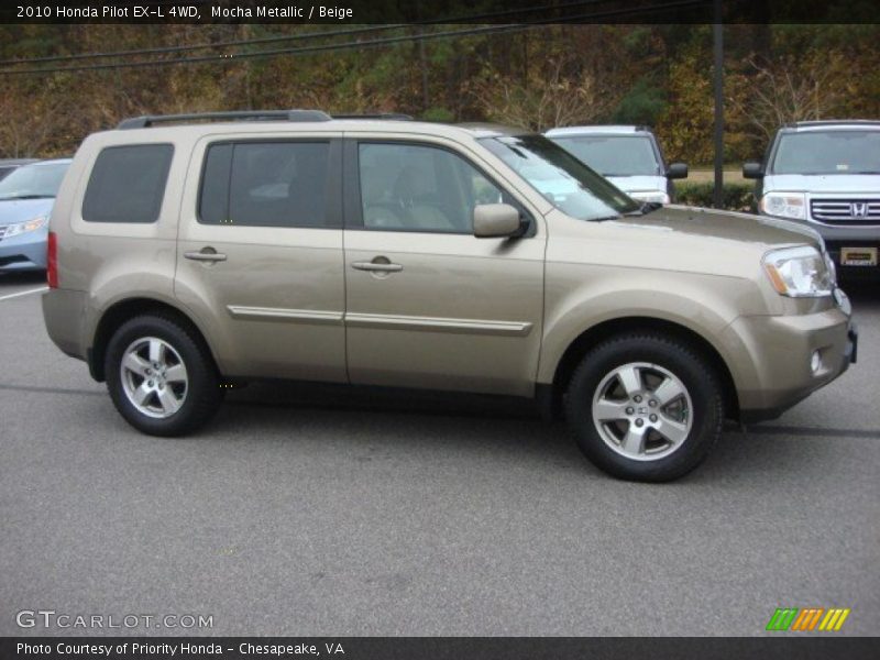Mocha Metallic / Beige 2010 Honda Pilot EX-L 4WD