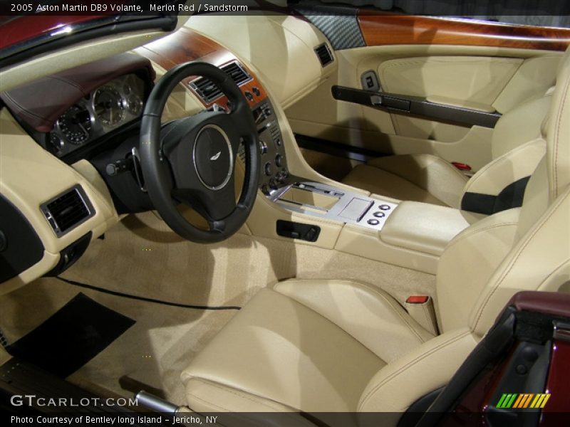 Merlot Red / Sandstorm 2005 Aston Martin DB9 Volante