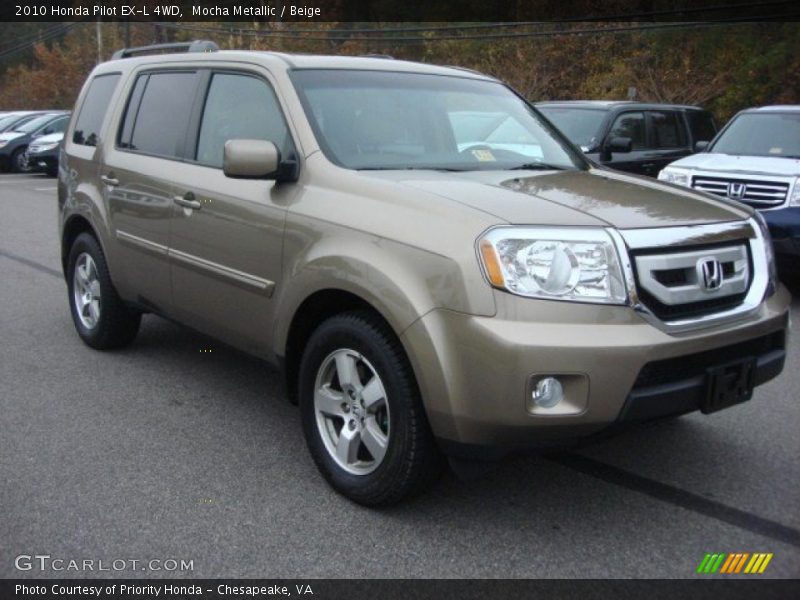 Front 3/4 View of 2010 Pilot EX-L 4WD