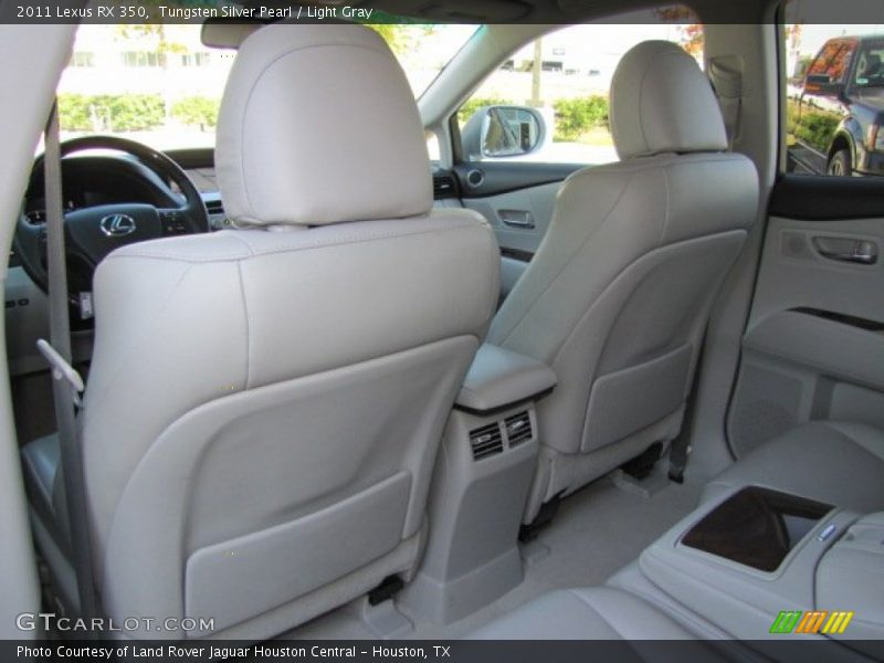 Tungsten Silver Pearl / Light Gray 2011 Lexus RX 350