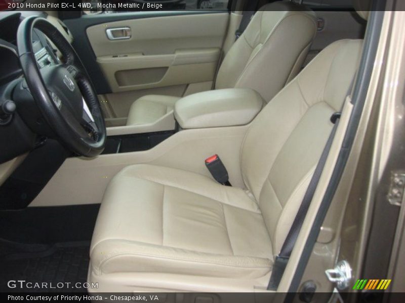 Mocha Metallic / Beige 2010 Honda Pilot EX-L 4WD