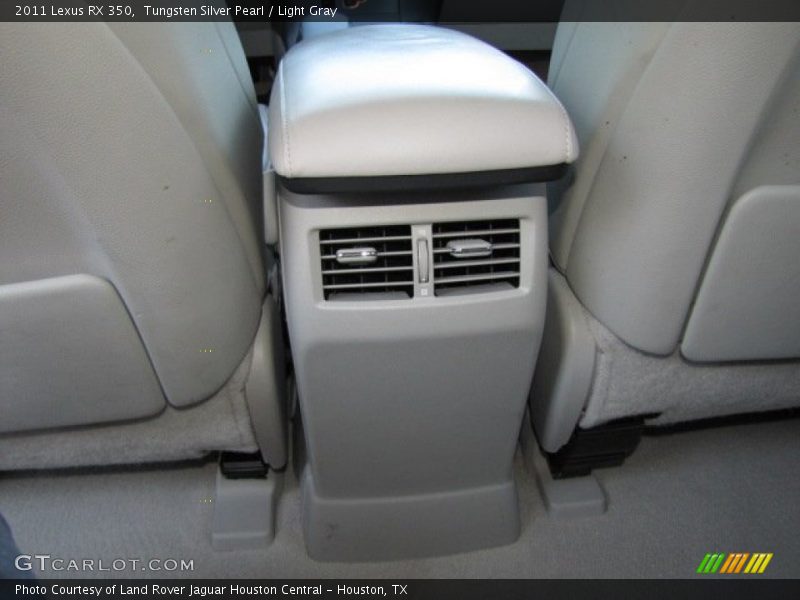 Tungsten Silver Pearl / Light Gray 2011 Lexus RX 350