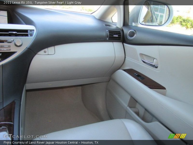 Tungsten Silver Pearl / Light Gray 2011 Lexus RX 350