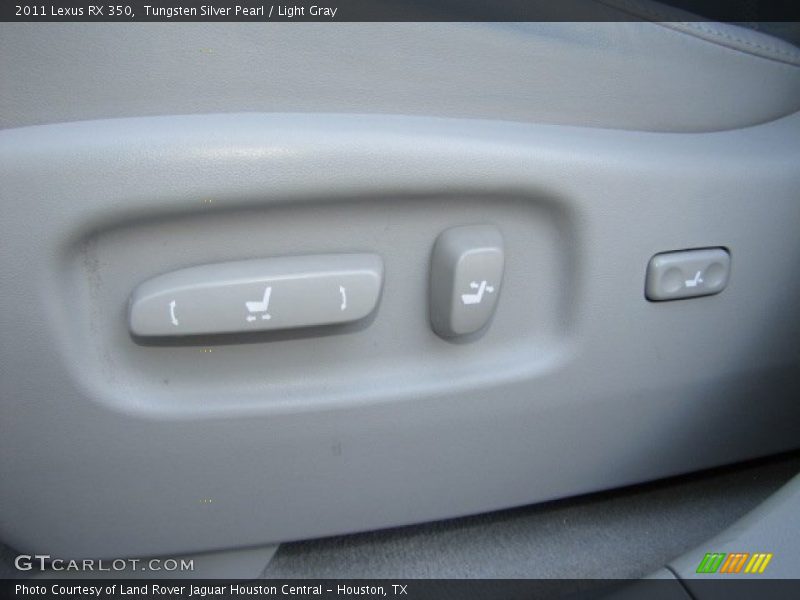 Tungsten Silver Pearl / Light Gray 2011 Lexus RX 350