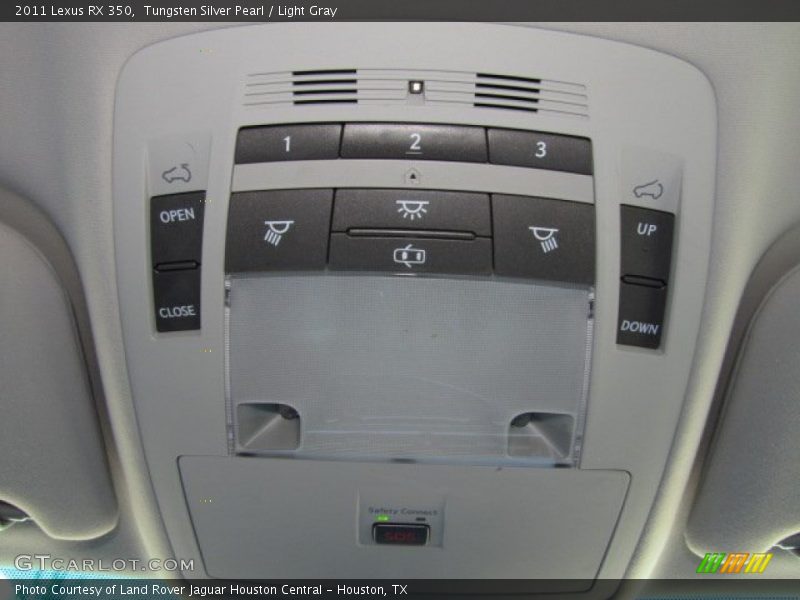 Tungsten Silver Pearl / Light Gray 2011 Lexus RX 350