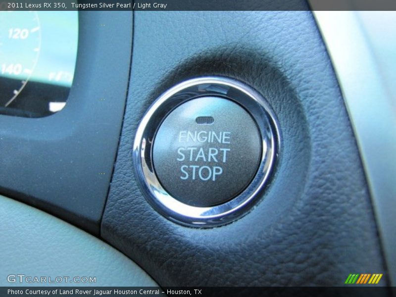 Tungsten Silver Pearl / Light Gray 2011 Lexus RX 350