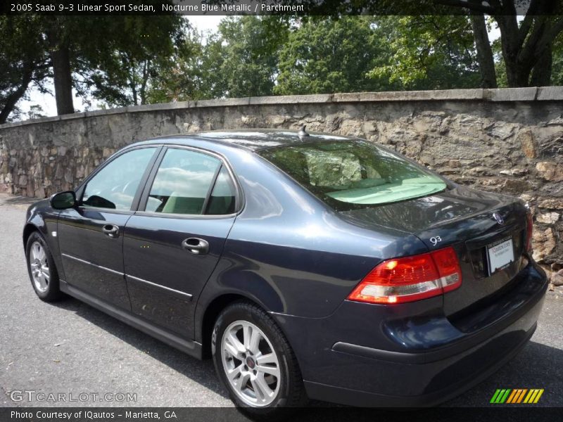 Nocturne Blue Metallic / Parchment 2005 Saab 9-3 Linear Sport Sedan