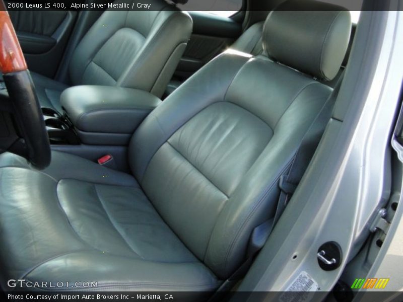 Alpine Silver Metallic / Gray 2000 Lexus LS 400