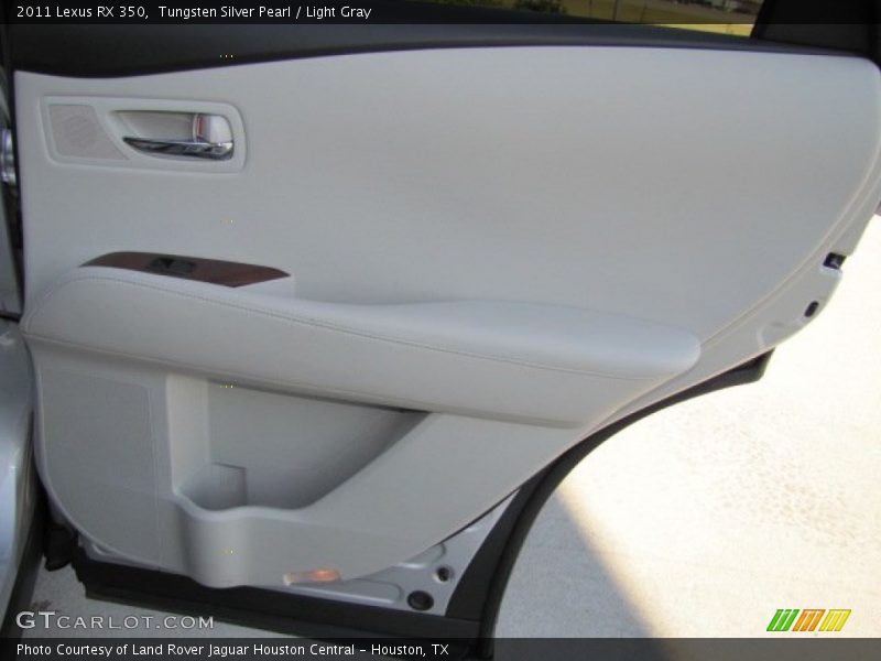 Tungsten Silver Pearl / Light Gray 2011 Lexus RX 350