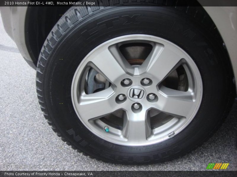  2010 Pilot EX-L 4WD Wheel